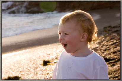 boy laughing